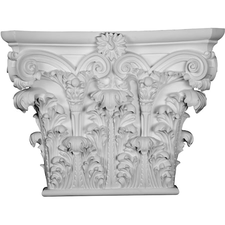 Ekena Millwork 29 3/4"W x 23 1/4"H x 8 1/4"P Corinthian Capital (Fits Pilasters up to 19 1/2"W x 2 1/2"D) CAP23X20X05RC